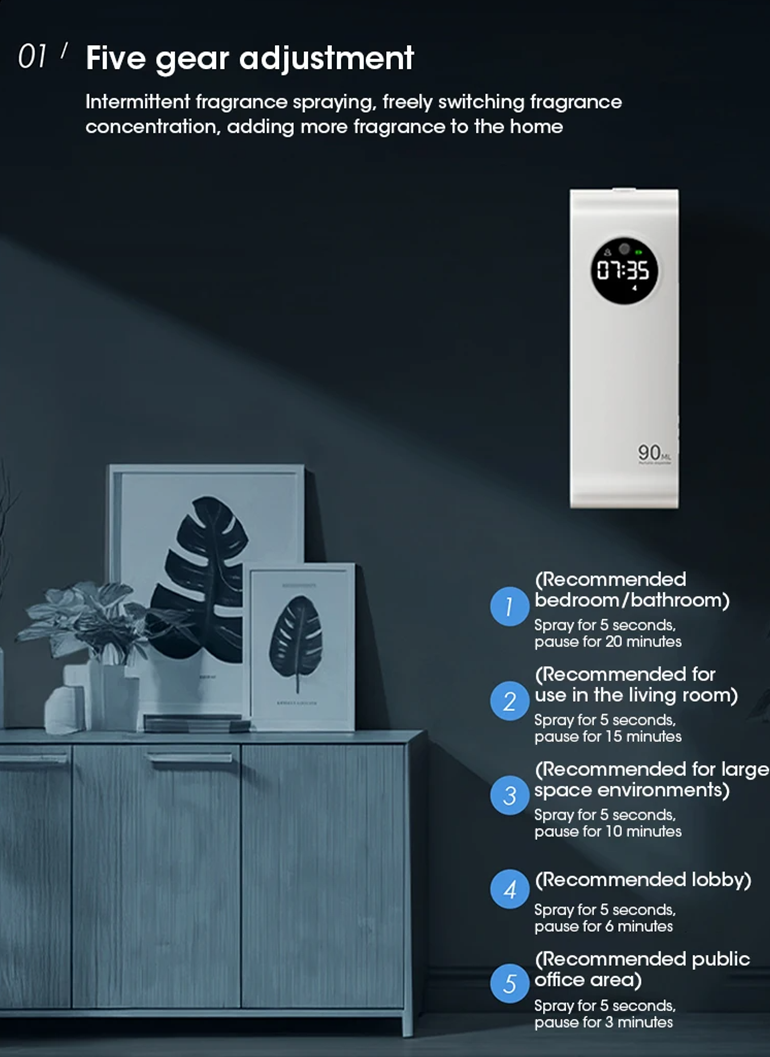 Automatic Wall-Mounted Air Freshener Dispenser